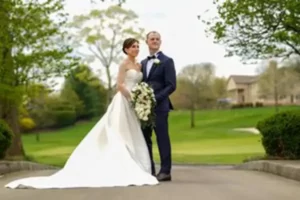 NJ Wedding Videographer - Brooklake Country Club Photographer - bride and groom portraits