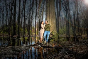Engagement photographer in NJ - fall session park 1