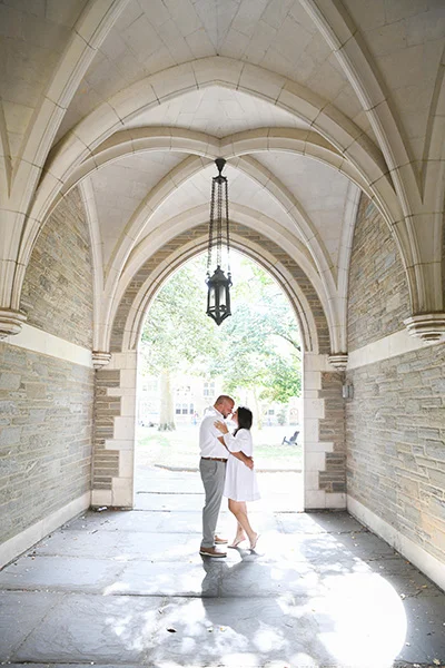 NJ engagement photo session - Princeton University