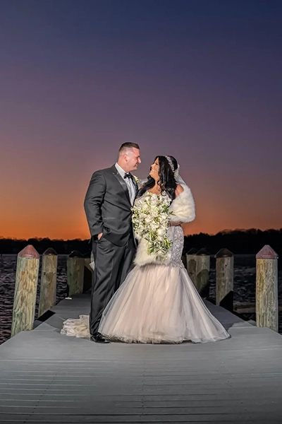 Clarks Landing - Bride and groom outdoors