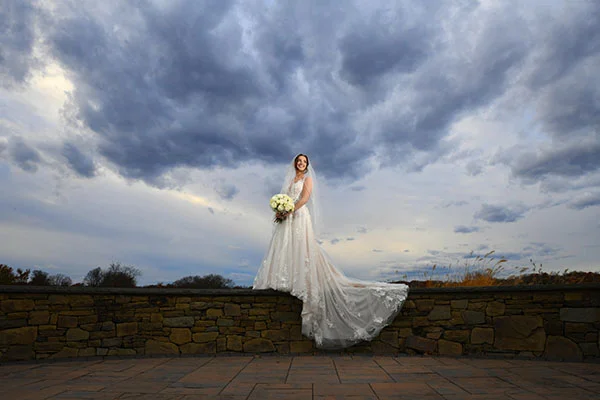 MC Productions NJ – Bride photos at Brooklake Country Club wedding in Florham Park NJ