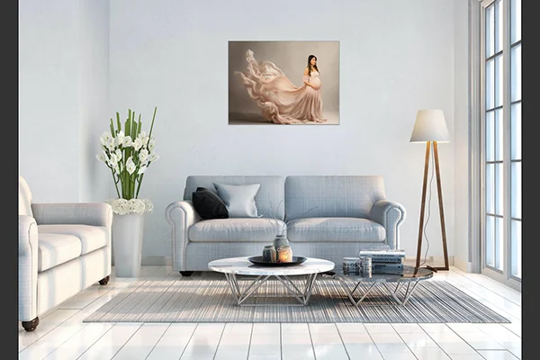 MC Productions NJ – High-quality framed maternity artwork designed for timeless presentation