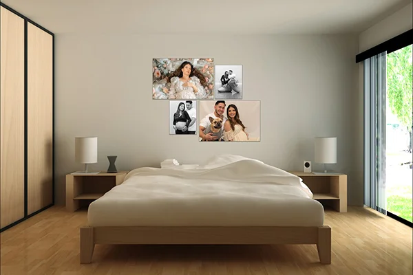 MC Productions NJ – Statement wall art piece celebrating motherhood in elegant NJ home