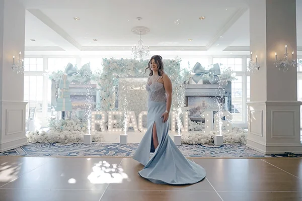 Luxury Sweet 16 Trump National Bedminster with Tiffany blue décor