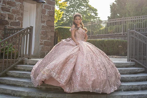 Full-length portrait on the grounds at The Grove in Cedar Grove NJ